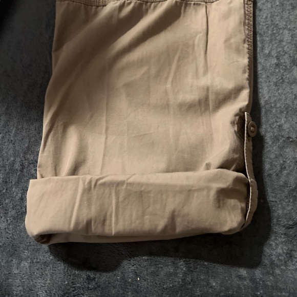 GAP Cargos pants/capri wide/straight leg Size 10 - Picture 4 of 8